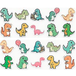 Cartoon Dinosaur Stickers 10's -  sold assorted